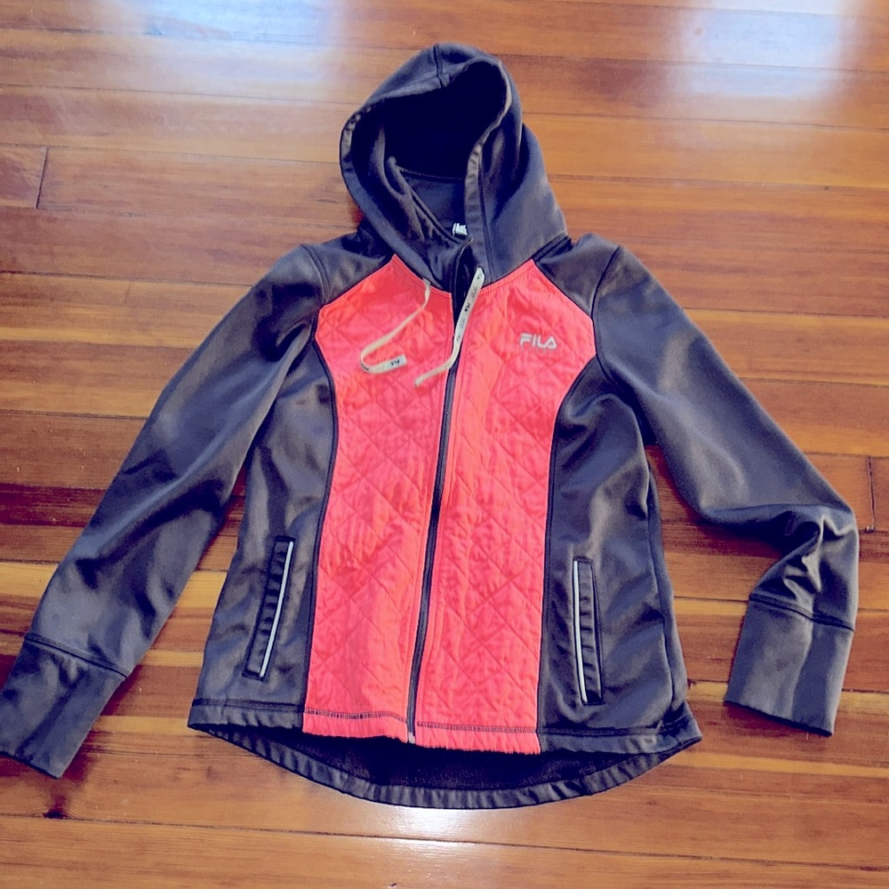 FILA DARK GRAY/PINK Sweatshirt